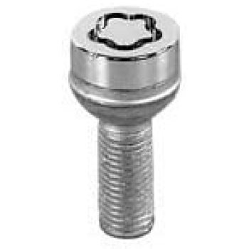 MCGARD 28018 Chrome Bolt Style Radius Seat Locks (M14 x 1.5 Thread Size)