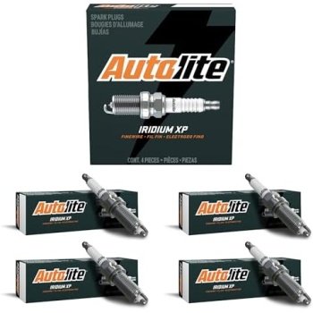 Autolite Iridium XP Automotive Replacement Spark Plugs, XP104 (4 Pack)