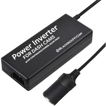 BlackboxMyCar Power Inverter for Dash Cams and Dash Cam External Battery Packs