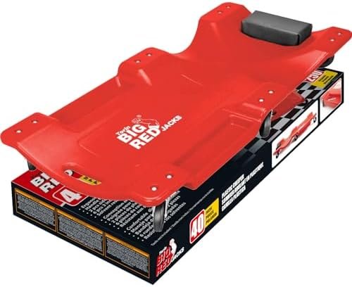 BIG RED TRP6240 Torin Blow Molded Plastic Rolling Garage/Shop Creeper
