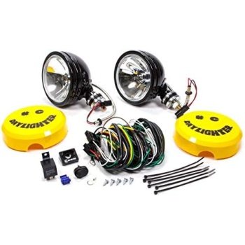 KC HiLiTES 238 Daylighter Black 100w Spot Beam Light System