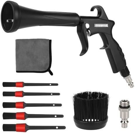 Tornado Air Cleaning Gun with Rubber Guard and Brass, 8-12 Bar High Pressure Air