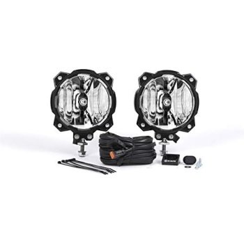KC HiLiTES 91301 Gravity LED Pro6 Single Spot Beam with Wiring Harness
