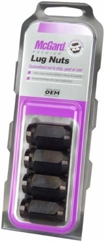 McGard 64031 Black (M12 x 1.5 Thread Size) Cone Seat Style Lug Nut