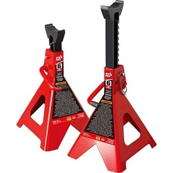 BIG RED T46002A Torin Steel Jack Stands: Double Locking, 6 Ton (12,000 lb)