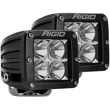 RIGID INDUSTRIES D-Series PRO Flood Beam, Pair, Universal, 2-Pack