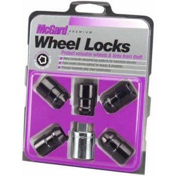 McGard 24548 Black Cone Seat Wheel Locks(1/2″-20 Thread Size)