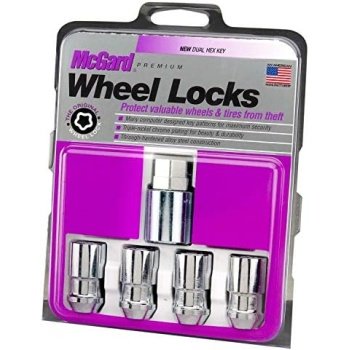 MCGARD 24198 Chrome Cone Seat Wheel Locks (1/2″ – 20 Thread Size)