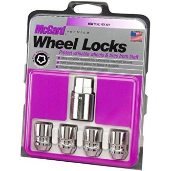McGard 24157 Chrome Wheel Lock Set, Cone Seat, M12x1.5 Thread