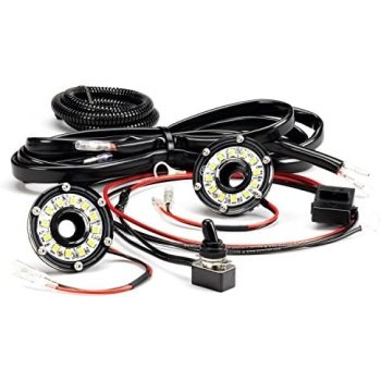 KC HiLiTES 355 Cyclone LED Universal 2-Light Under Hood Wiring Kit